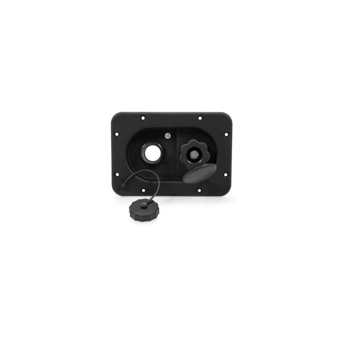 Camco Black Recessed Gravity & City Water Fill 3 Camco Black Recessed Gravity & City Water Fill
