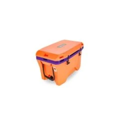 Camco Currituck 50 Qt. Premium College Football Color Cooler, Orange & Purple