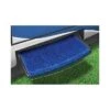 Prest-O-Fit Imperial Blue 22" Wraparound Radius RV Step Rug -Camcos Shop 2 0204