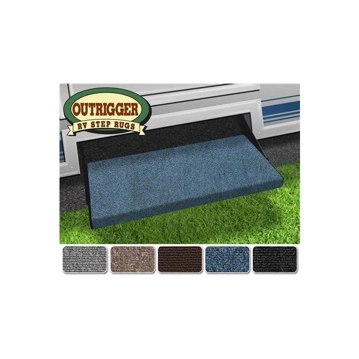 Prest-O-Fit Atlantic Blue 23" Outrigger RV Step Rug 3 Prest-O-Fit Atlantic Blue 23" Outrigger RV Step Rug