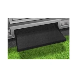 Prest-O-Fit Black Onyx 23" Outrigger RV Step Rug