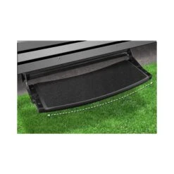 Prest-O-Fit Black Onyx 22" Outrigger Radius RV Step Rug