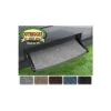 Prest-O-Fit Castle Gray 22" Outrigger Wraparound Radius XT RV Step Rug -Camcos Shop 2 0383