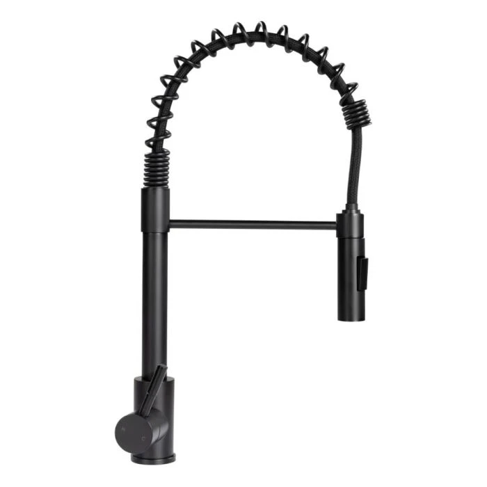 Lippert Components Flow Max™ Matte Black Coiled Pull-Down Kitchen Faucet 3 Lippert Components Flow Max™ Matte Black Coiled Pull-Down Kitchen Faucet