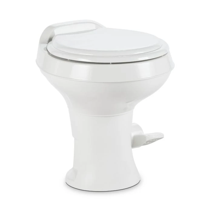 Dometic 300 Series Standard Profile White RV Toilet 3 Dometic 300 Series Standard Profile White RV Toilet