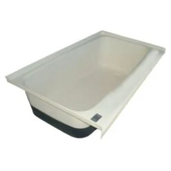 Icon 42" X 24" Colonial White Right Hand Drain Bathtub