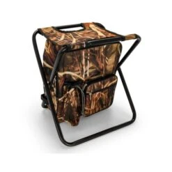 Camco Camouflage Camping Stool Backpack Cooler