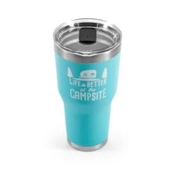 CAMCO Life Is Better At The Campsite Cool Blue 30 Oz Tumbler