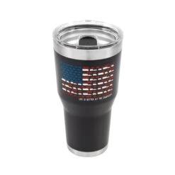 Camco Life Is Better At The Campsite 30 Oz. Stainless Steel Insulated Twist Top Tumbler