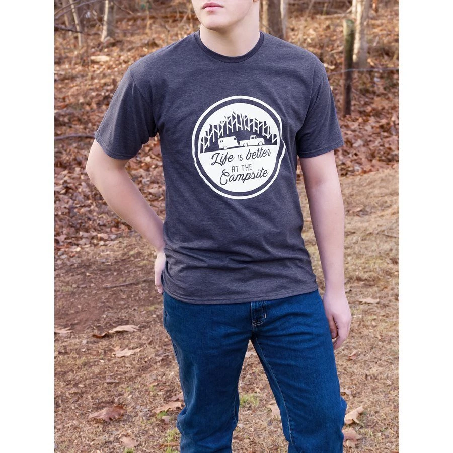 CAMCO Life Is Better At The Campsite Navy Shirt 3 CAMCO Life Is Better At The Campsite Navy Shirt