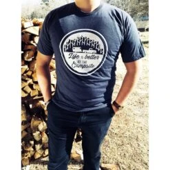CAMCO Life Is Better At The Campsite Navy Shirt 10 CAMCO Life Is Better At The Campsite Navy Shirt -Camcos Shop 53212 inuse b z