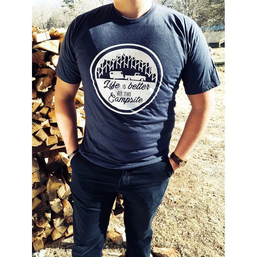 CAMCO Life Is Better At The Campsite Navy Shirt 5 CAMCO Life Is Better At The Campsite Navy Shirt - Image 3