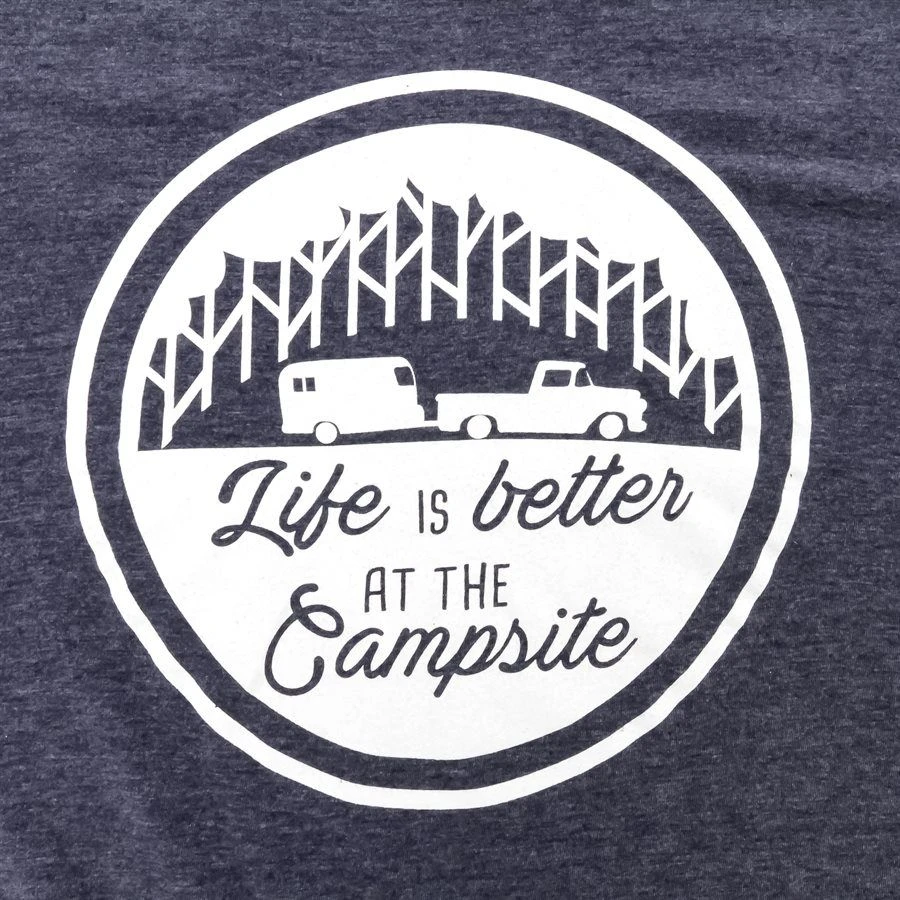 CAMCO Life Is Better At The Campsite Navy Shirt 6 CAMCO Life Is Better At The Campsite Navy Shirt - Image 4