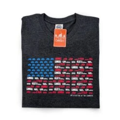 CAMCO Life Is Better At The Campsite Charcoal Patriotic Shirt 11 CAMCO Life Is Better At The Campsite Charcoal Patriotic Shirt -Camcos Shop 53272 z