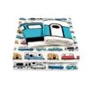 Camco Life Is Better At The Campsite Multi-Color RV 4 Piece Sheet Set - Short Queen -Camcos Shop 53299 12 z