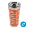 Camco Life Is Better At The Campsite 20 Oz Pink/Melon Printed Tumbler -Camcos Shop 53322 5 z