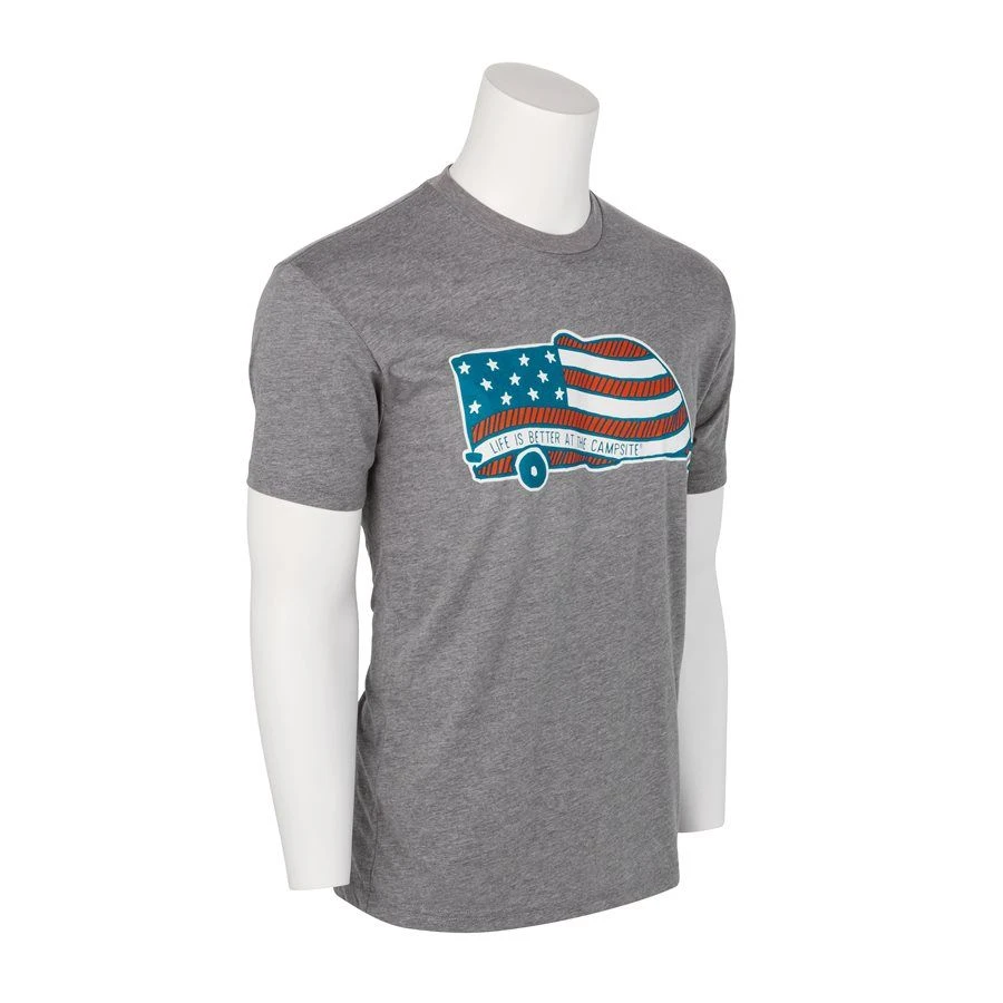 CAMCO Life Is Better At The Campsite American Flag Camper Shirt 4 CAMCO Life Is Better At The Campsite American Flag Camper Shirt - Image 2
