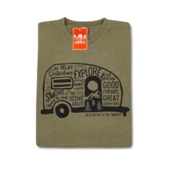 CAMCO Life Is Better At The Campsite Olive Graffiti RV Shirt -Camcos Shop 53340 z 2