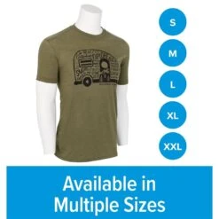 CAMCO Life Is Better At The Campsite Olive Graffiti RV Shirt -Camcos Shop 53340 3 z 2