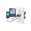 Valterra White Dual USB Dual AC Charger Oulet -Camcos Shop 61070usb