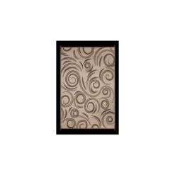 Faulkner 9' X 12' Brown/Beige Reversible Swirl Deluxe Multi-Purpose Mat