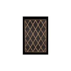 Faulkner 9' X 12' Black/Beige Reversible Deluxe Multi-Purpose Mat