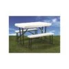 Faulkner Folding White Picnic Table And Nesting Benches -Camcos Shop 69863 2