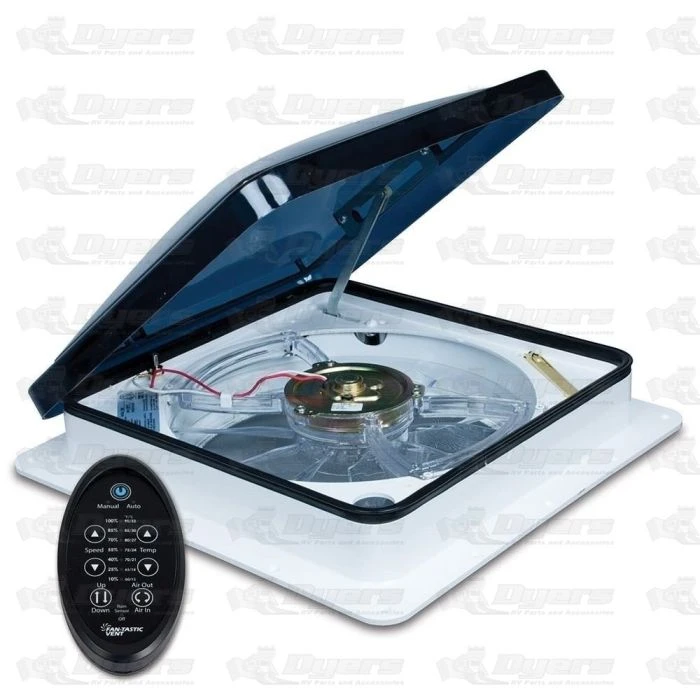 Fan-Tastic Vent Fan 7350 Series Smoke Dome Off White Garnish Remote Controlled 3 Fan-Tastic Vent Fan 7350 Series Smoke Dome Off White Garnish Remote Controlled