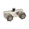 Empire Brass Company Brushed Nickel Shower Valve With Smoke Knobs -Camcos Shop 88242