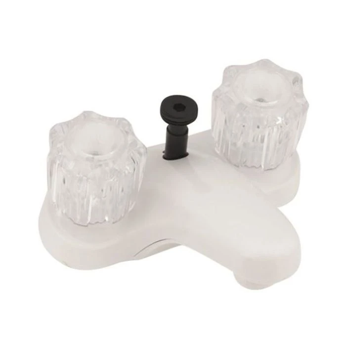 Empire Brass Company White Lavatory Diverter With Clear Knobs 3 Empire Brass Company White Lavatory Diverter With Clear Knobs