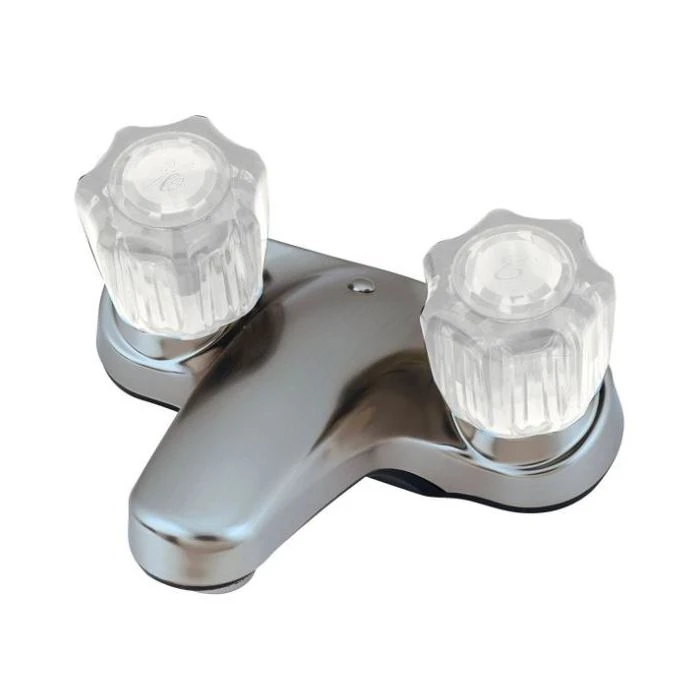 Empire Brass Company Chrome Lavatory Faucet With Clear Knobs 3 Empire Brass Company Chrome Lavatory Faucet With Clear Knobs