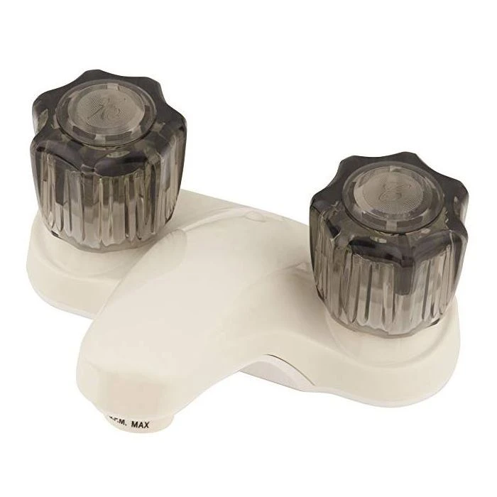 Empire Brass Company Biscuit Lavatory Faucet With Smoke Knobs 3 Empire Brass Company Biscuit Lavatory Faucet With Smoke Knobs