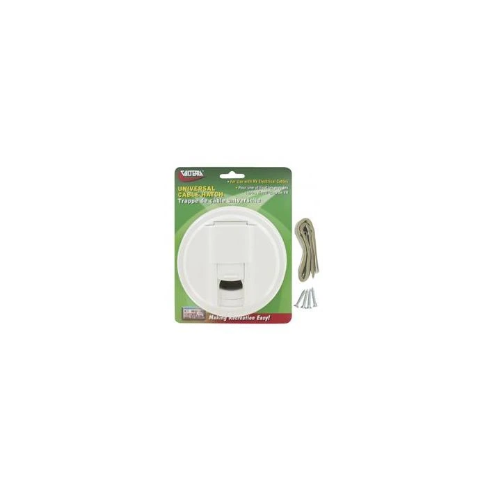 Valterra White Universal Electric Cable Hatch 3 Valterra White Universal Electric Cable Hatch