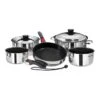 Magma Products Induction Non-Stick Stainless Steel Cookware Set - 10 Piece -Camcos Shop a10 366 2 ind 1
