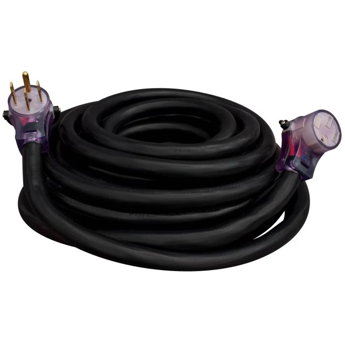 Valterra 50 Amp 50' RV Extension Cord With LED Power Light 3 Valterra 50 Amp 50' RV Extension Cord With LED Power Light