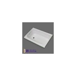 Specialty Recreation 24" X 40" Left Hand Center Drain White Bathtub