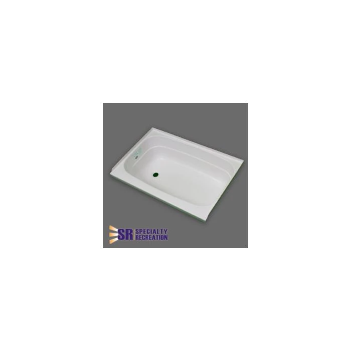 Specialty Recreation 24" X 40" Left Hand Center Drain White Bathtub 3 Specialty Recreation 24" X 40" Left Hand Center Drain White Bathtub