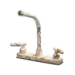 Empire Brass Company Lever Handle High Rise Timber Snowfall Camouflage Kitchen Faucet