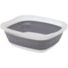 Progressive Gray/White Collapsible Tub -Camcos Shop cdt 1 1