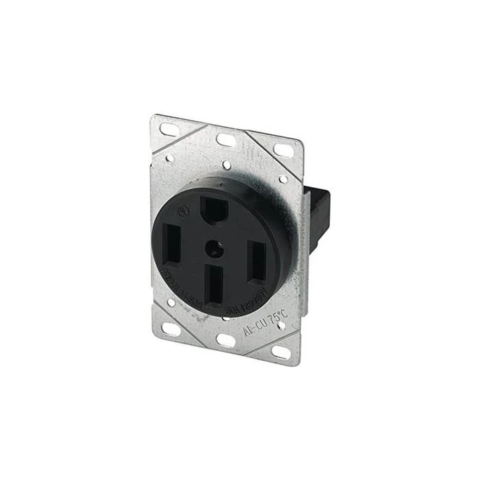 Cooper 50 Amp 4-Wire Receptacle Plate 3 Cooper 50 Amp 4-Wire Receptacle Plate