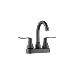 DURA Elegant Arc Spout Matte Black RV Bar Faucet