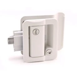 Fastec White Travel Trailer Lock