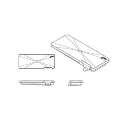Waste Holding Tank Alpha Systems24"L X 63"W X &" D