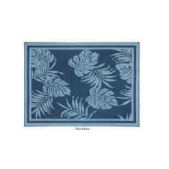 Faulkner Camping Mat; 18 Foot Length X 9 Foot Width; Blue; Polypropylene