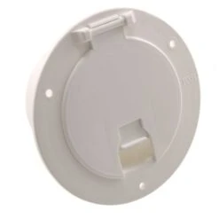 JR Deluxe Cable Hatch - Polar White
