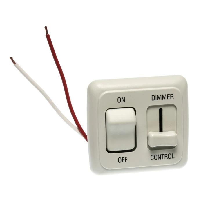 JR White On/Off Switch With Dimmer 3 JR White On/Off Switch With Dimmer