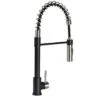 Lippert Flow Max Black/Stainless Steel Coiled Pull-Down Kitchen Faucet 2 Lippert Flow Max Black/Stainless Steel Coiled Pull-Down Kitchen Faucet -Camcos Shop lippert flow max faucet