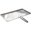 Magma Products 8" X 17" Fish & Veggie Stainless Steel Grill Tray W/Removable Handle -Camcos Shop magma a10 297 angled