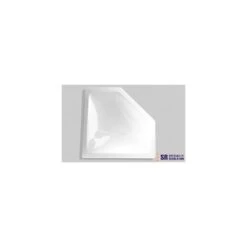 Specialty Recreation 30" X 13" White Neo Angle Skylight Inner Garnish