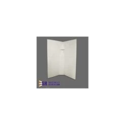Specialty Recreation 34" X 34" X 67" Parchment Neo Angle Shower Wall Surround